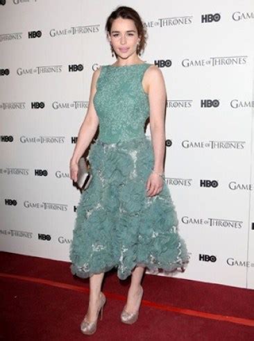 Emilia Clarke Body Measurements Bra Size Height Weight Shoe。